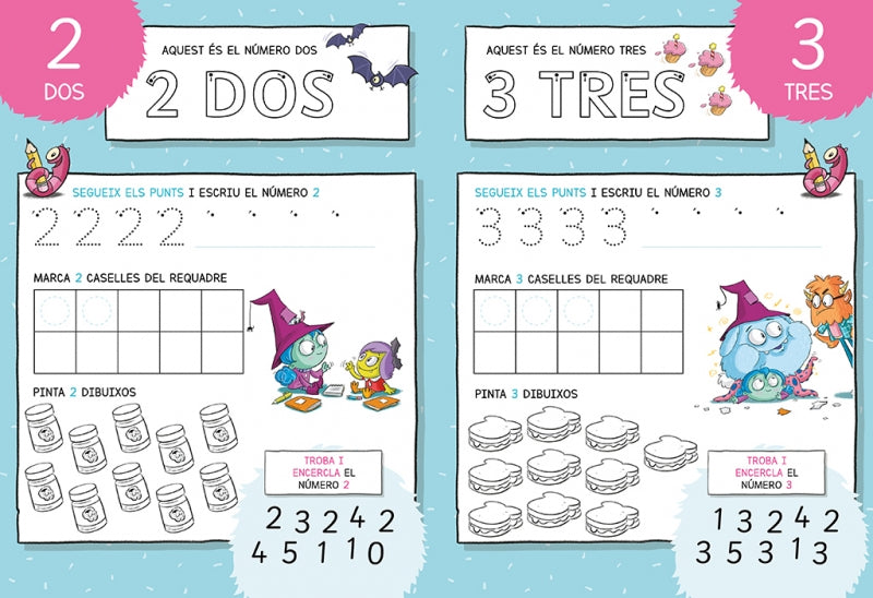 Aprendre els NÚMEROS a l'Escola de Monstres