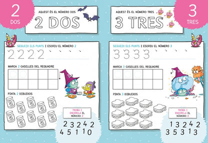 Aprendre els NÚMEROS a l'Escola de Monstres