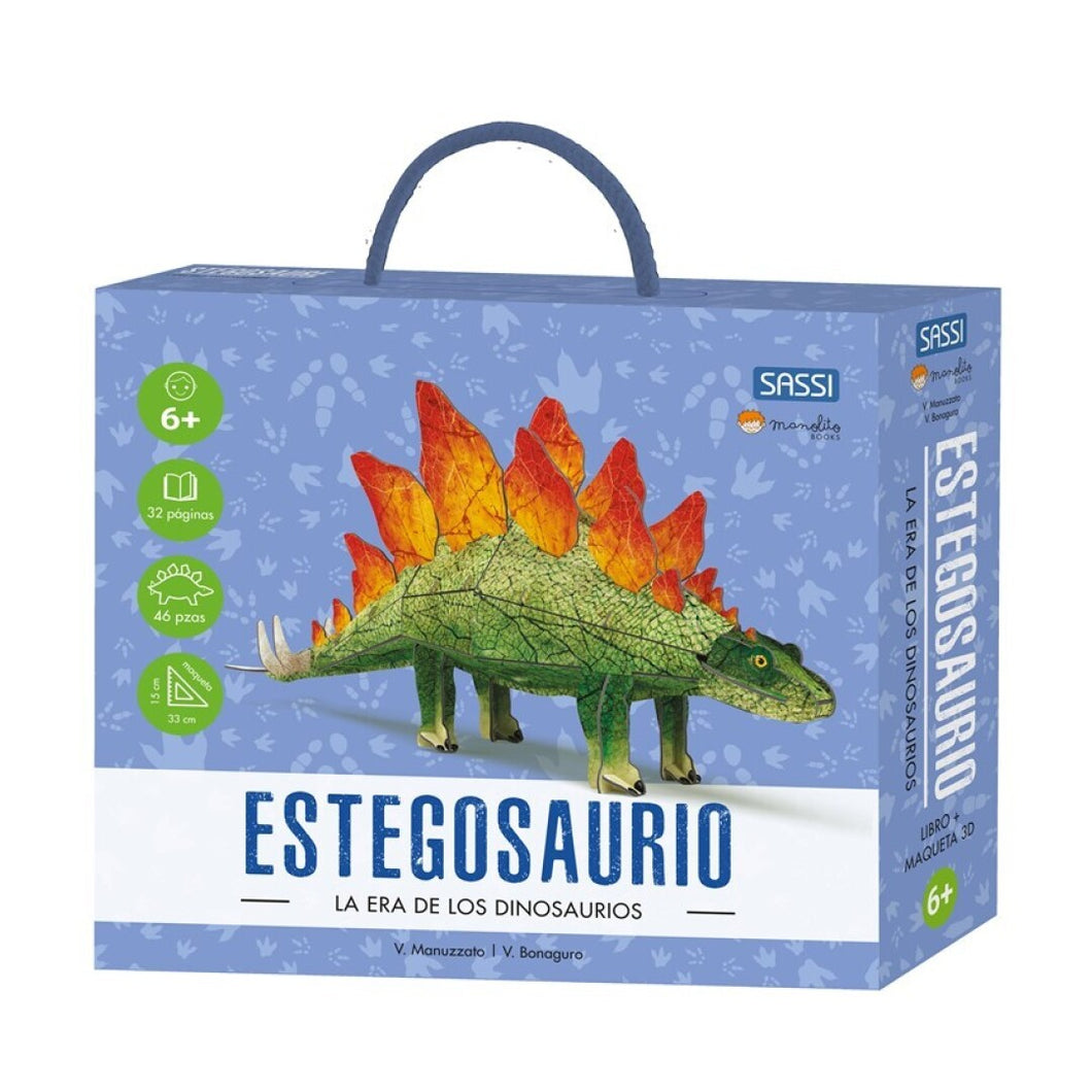 Dinosaurios 3D. La era de los dinosaurios. Estegosaurio 3D