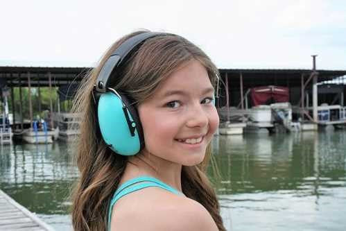 CASCOS BANZ ANTI RUIDO LAGOON BLUE KIDZ+3