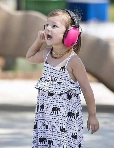 CASCOS BANZ ANTI RUIDO PETAL PINK KIDZ+3