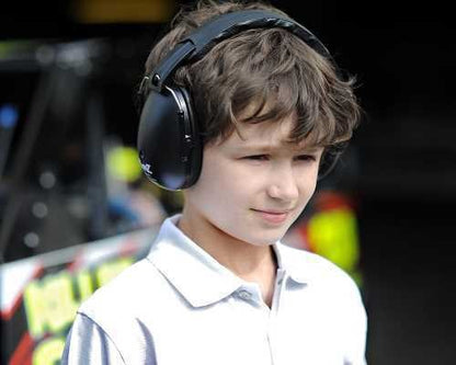 CASCOS BANZ ANTI RUIDO KIDZ BLACK