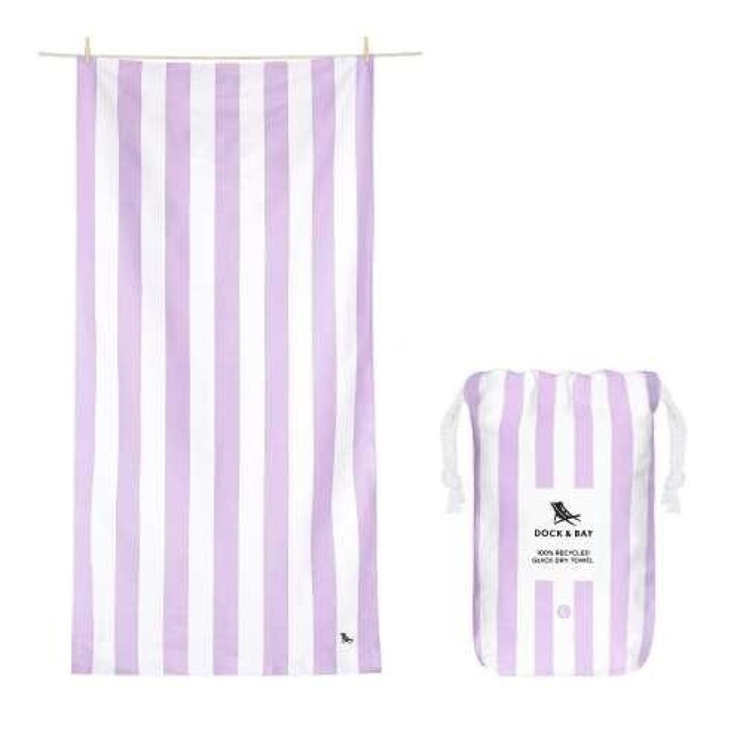 TOALLA DOCK & BAY CABANA LOMBOK LILA XL (2.00x0.90)