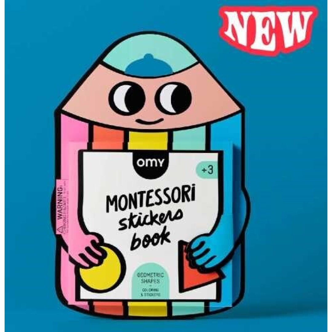 LIBRO STICKERS MONTESSORY FORMAS GEOMÉTRICAS