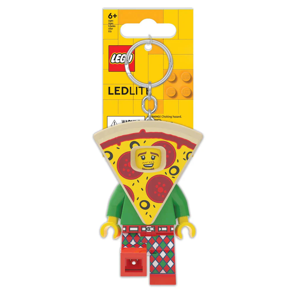 Llavero con linterna de pizza LEGO®
