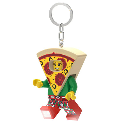 Llavero con linterna de pizza LEGO®