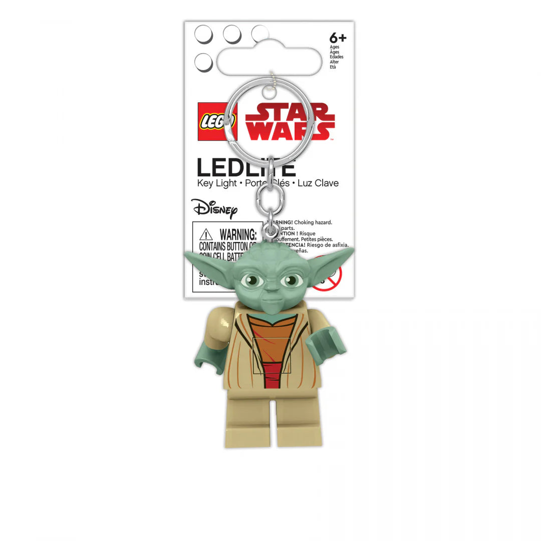 Llavero con linterna de Yoda de LEGO® Star Wars™