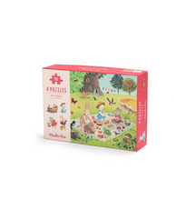 Cargar imagen en el visor de la galería, 4 mini puzzles Las Estaciones GF (12 piezas x 4)
