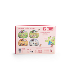 4 mini puzzles Las Estaciones GF (12 piezas x 4)