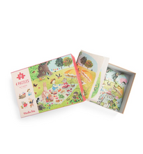 Cargar imagen en el visor de la galería, 4 mini puzzles Las Estaciones GF (12 piezas x 4)
