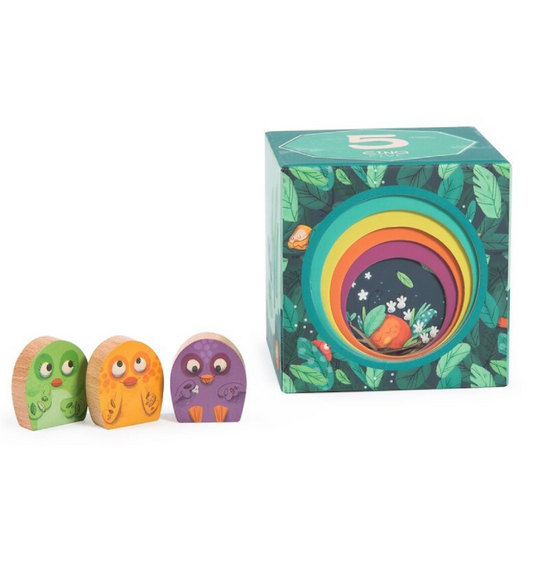 Cubos apilables Jungla