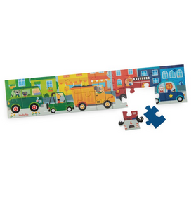 Puzzle vehículos Popipop (24 piezas)