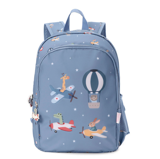 Mochila Mediana Planes + Llavero