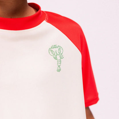 Camiseta Protección Solar - Catch a wave Red
