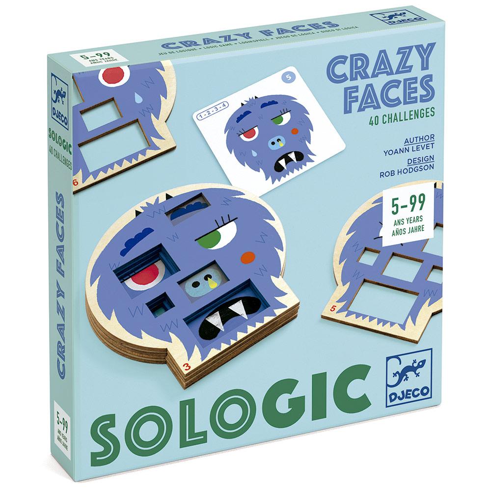 Juego de lógica Crazy faces