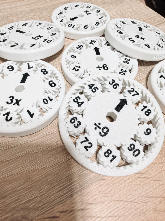 8 Spinners Multiplicar y Dividir