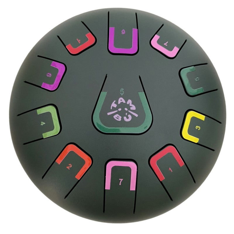 Tambú 8" 11notas - Verde Jungla mate