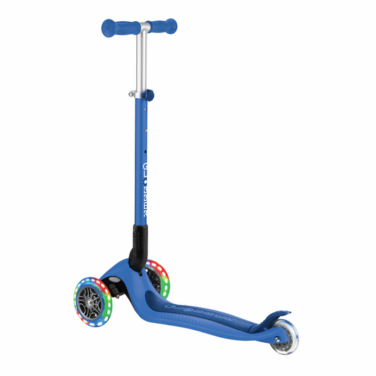 Patinete Globber Luces Azul Marino