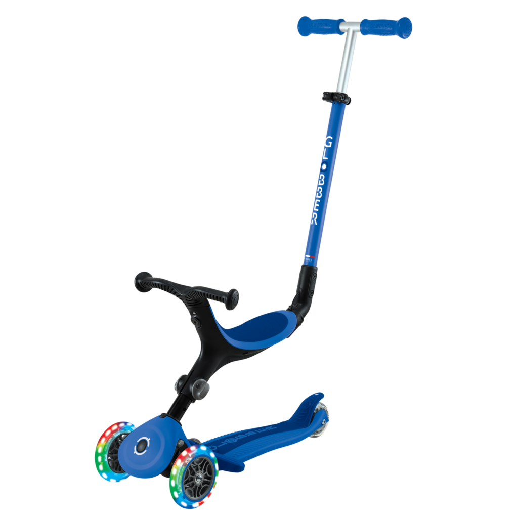 Patinete Globber Go up Actives Luces Azul Marino