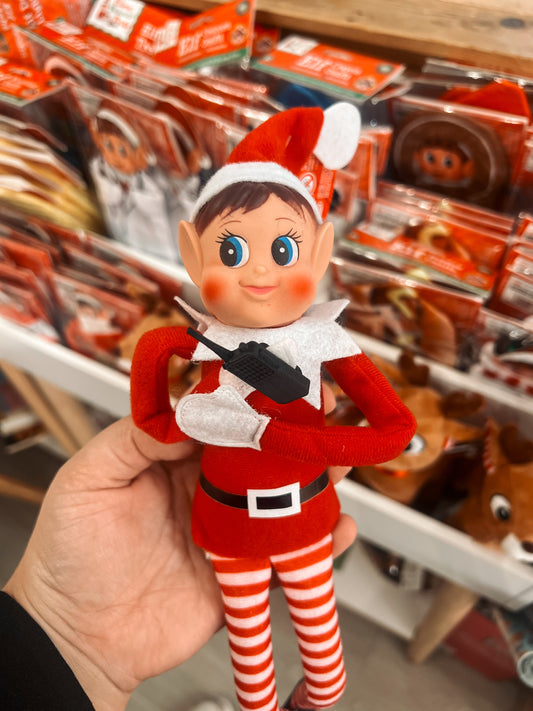 Walkie talkie en miniatura para elfo travieso