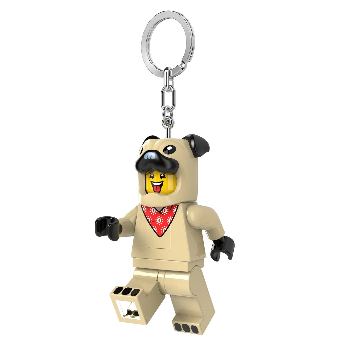 Llavero con linterna de carlino de LEGO® Minifigures™