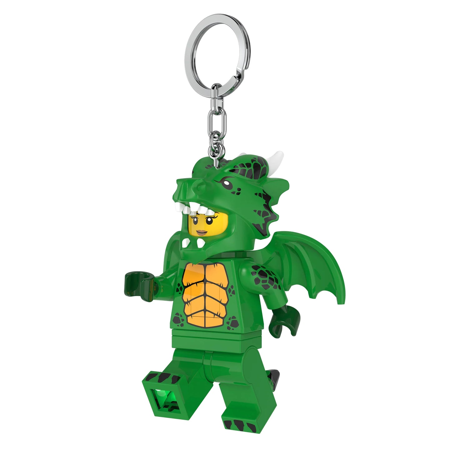 Llavero con linterna de dragón verde de minifiguras LEGO®™