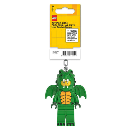 Llavero con linterna de dragón verde de minifiguras LEGO®™