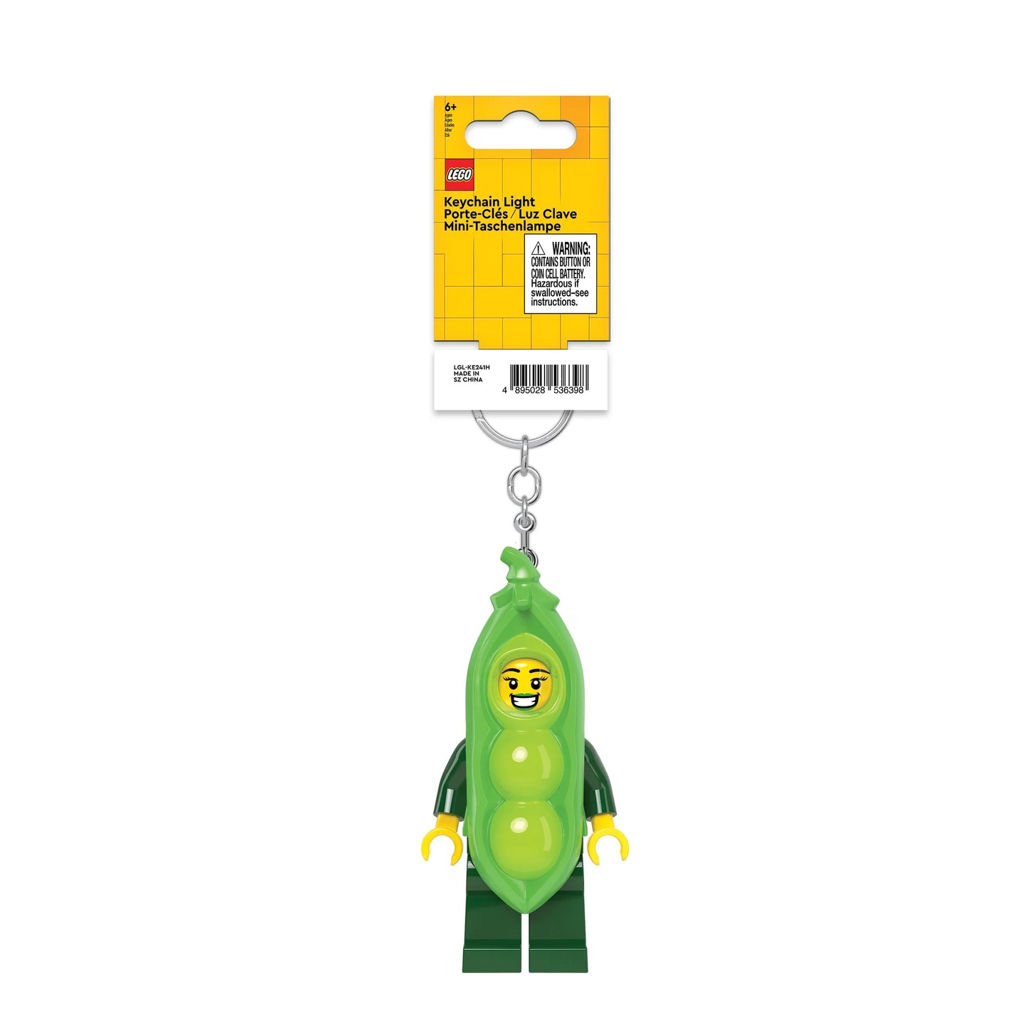 Llavero con linterna LEGO® – Guisante