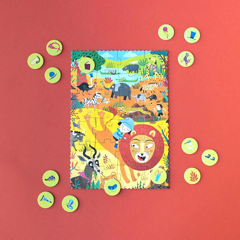 MY LITTLE JUNGLE POCKET PUZZLE