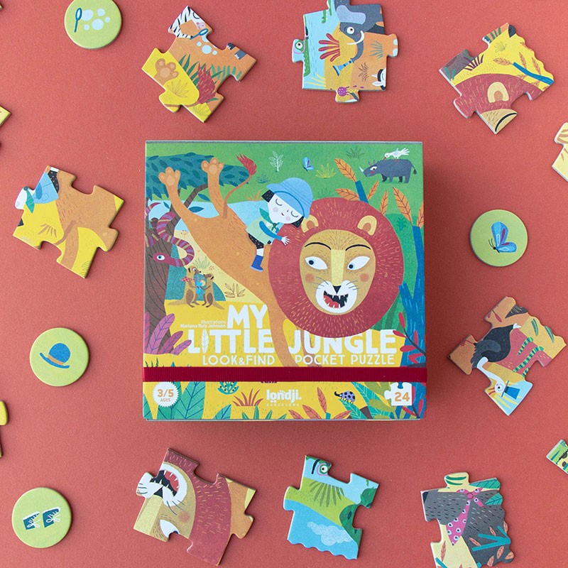 MY LITTLE JUNGLE POCKET PUZZLE