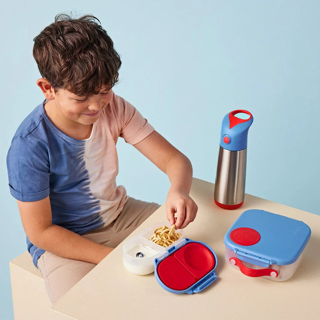 Mini Lunch Box Azul y Rojo