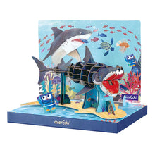 Cargar imagen en el visor de la galería, Puzzle ECO 3D - Gran Tiburón Blanco
