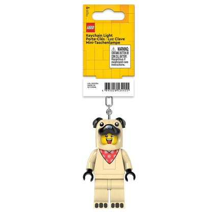 Llavero con linterna de carlino de LEGO® Minifigures™