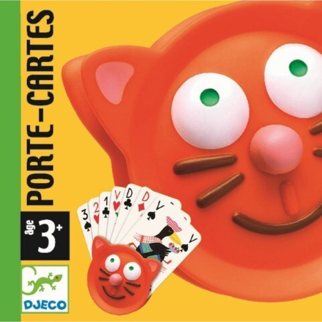Porte-cartes en forma de gato