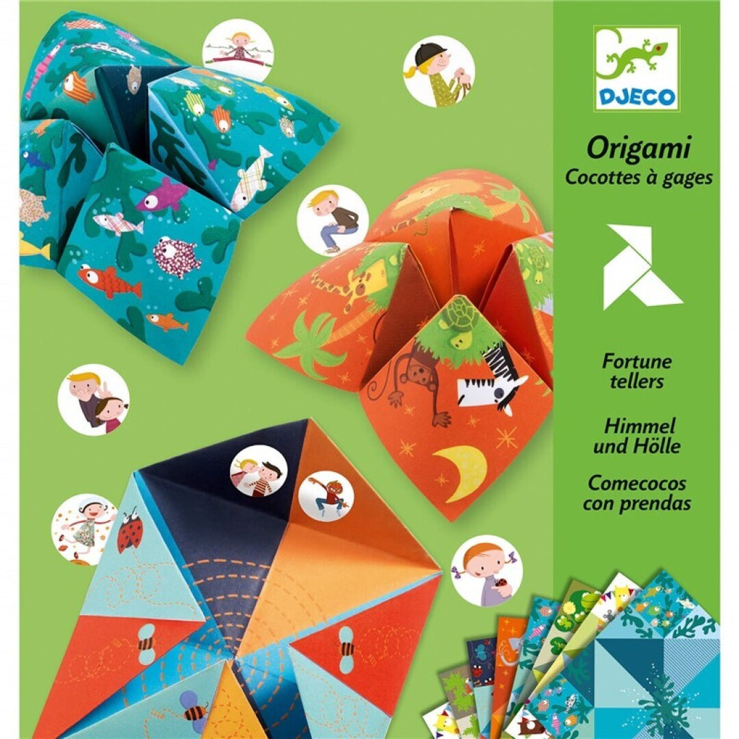Origami: adivina adivinanza (cootie catchers)