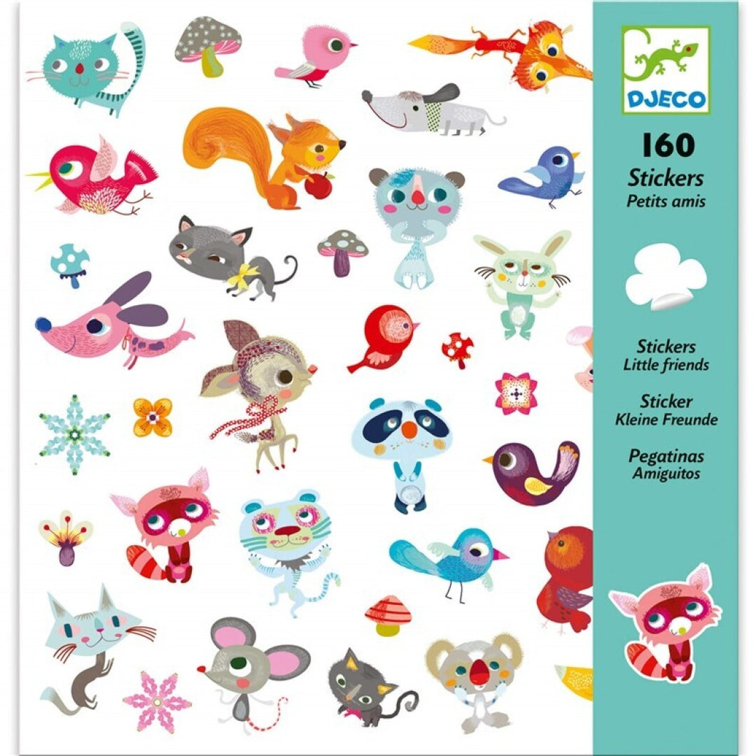 Pegatinas: pequeños amigos (160)
