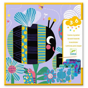 Tarjetas para rascar: bichos