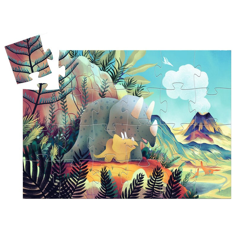 Puzzle silueta: Teo el dinosaurio