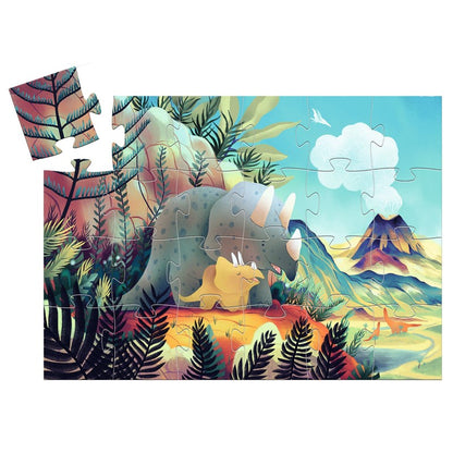 Puzzle silueta: Teo el dinosaurio