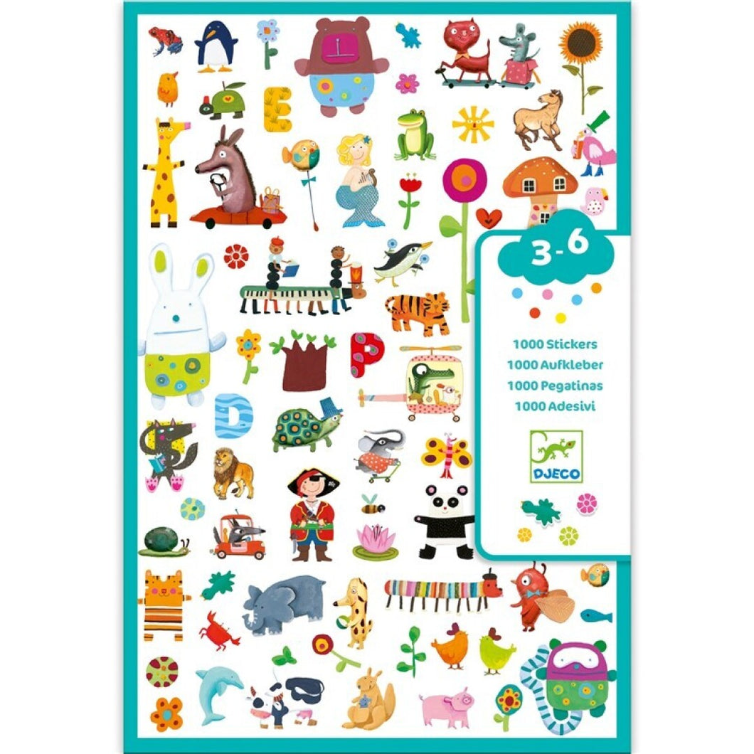 Pegatinas: 1000 stickers para peques