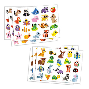 Pegatinas stickers bebés animales