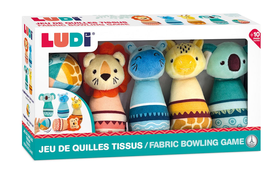 Juego de animales de tela Ludi