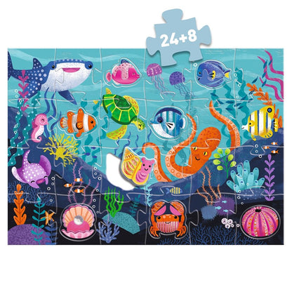 Puzzle gigante táctil: El mar
