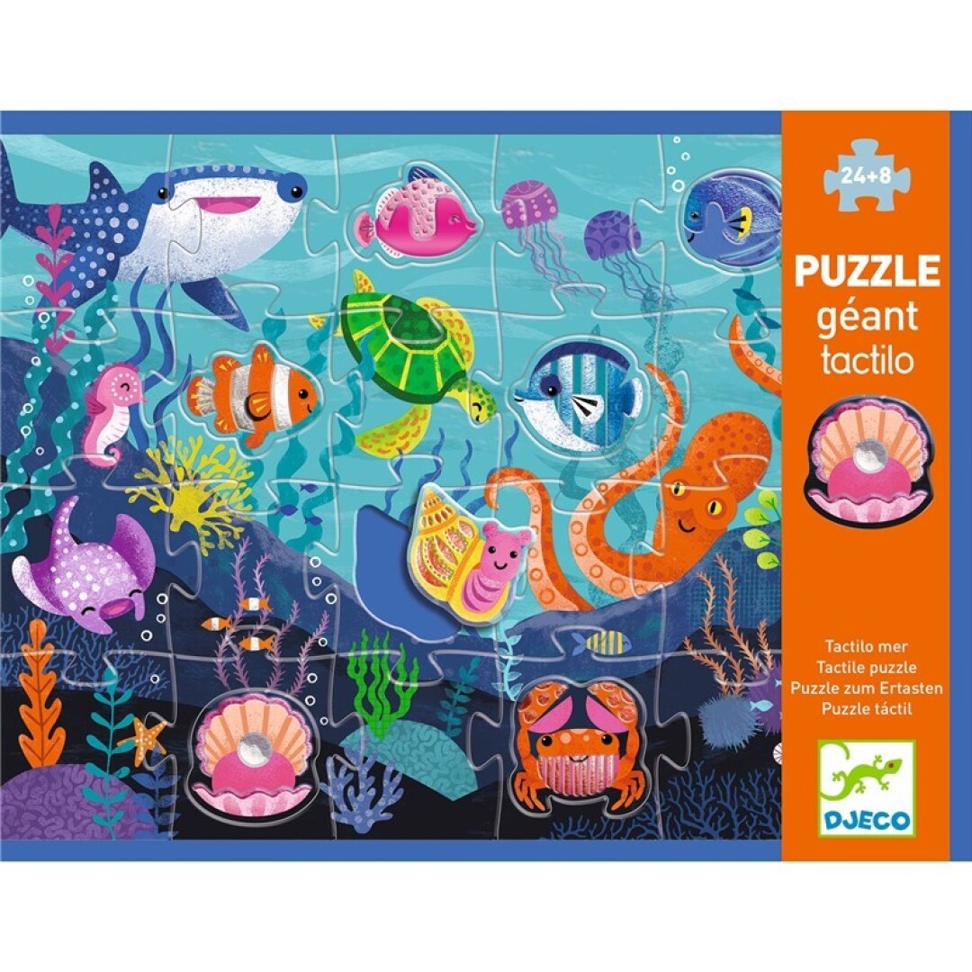 Puzzle gigante táctil: El mar