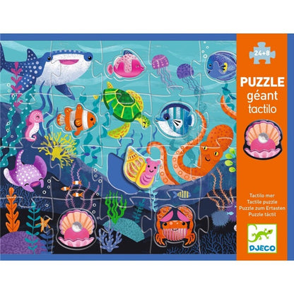 Puzzle gigante táctil: El mar