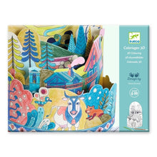 Cargar imagen en el visor de la galería, Diorama para colorear 3D: en la cima del mundo
