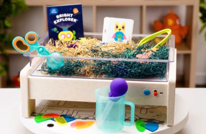Mesa de luz con kit educativo