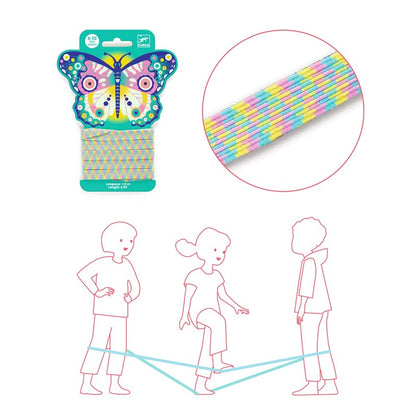 Juego de la goma elástica Mariposa
