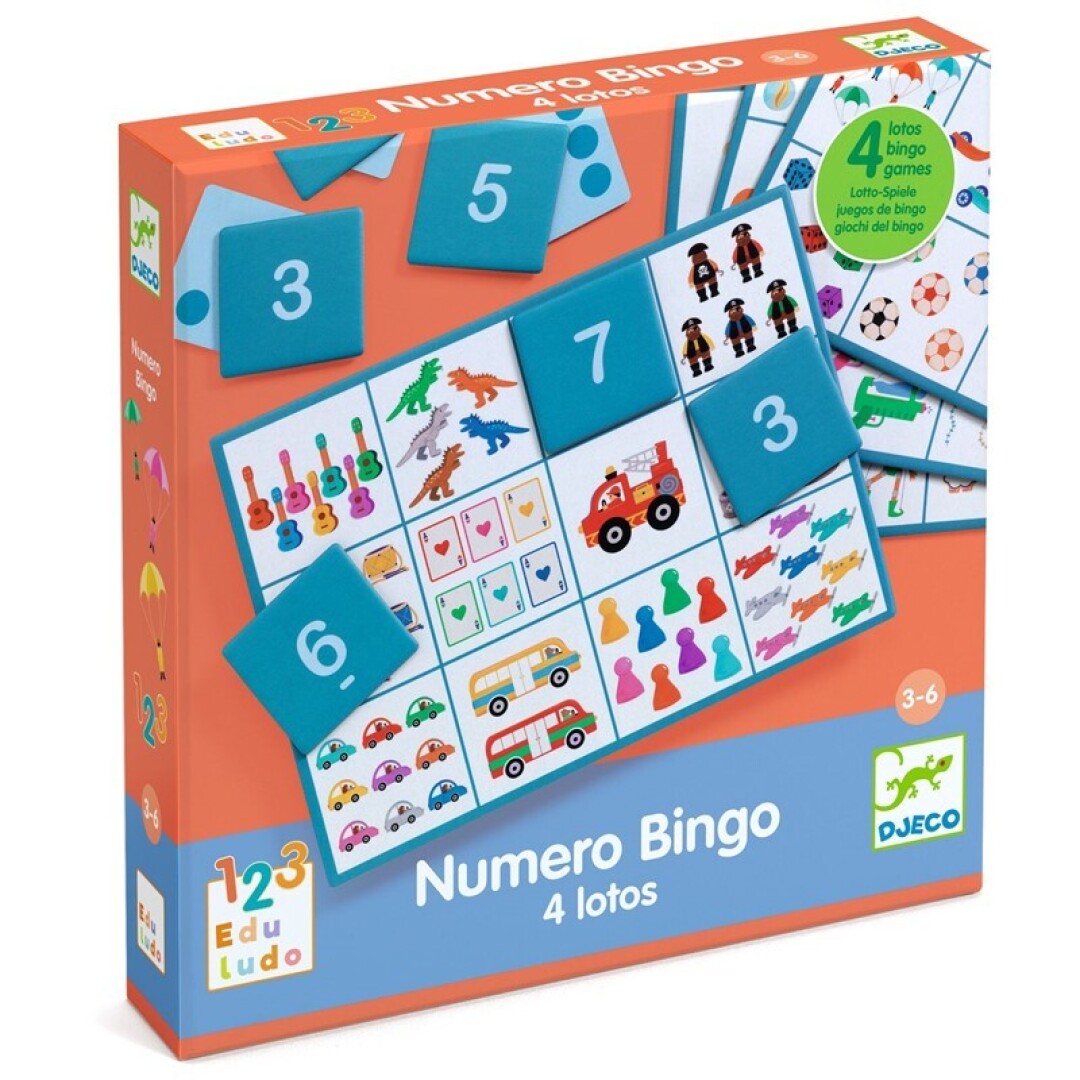 Eduludo Numero Bingo