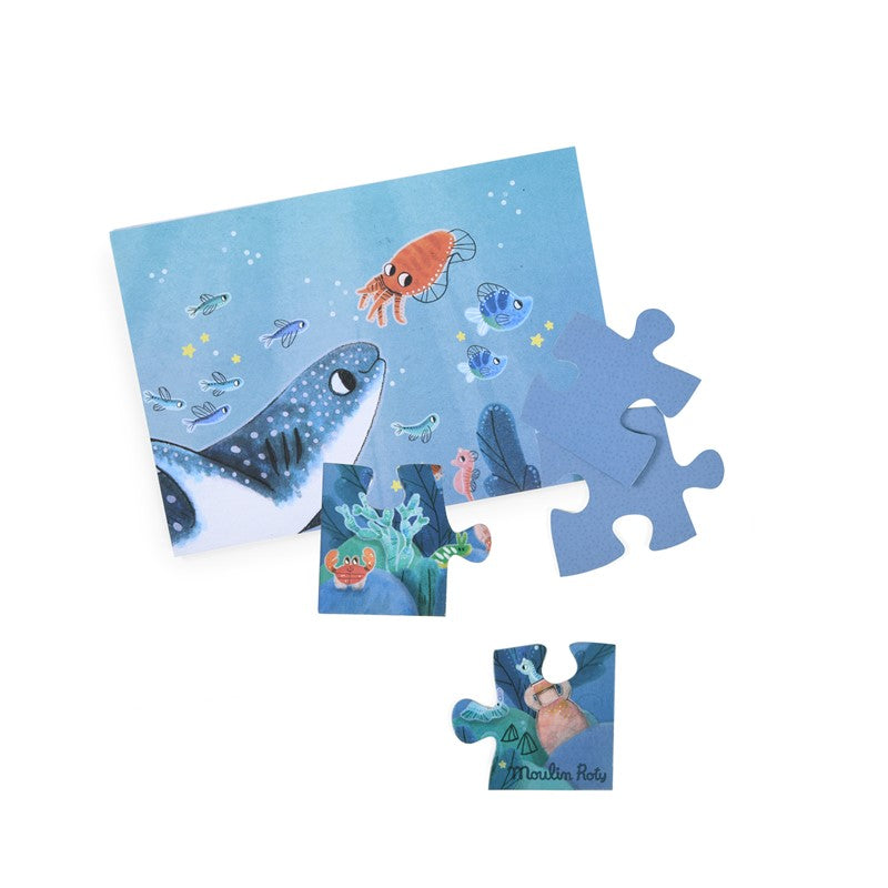 Puzzle fosforescente Bajo el mar Paulie (24 piezas)